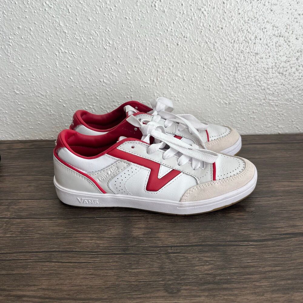 Vans Women's Sneakers - White and Red